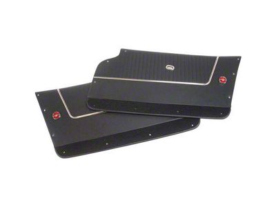 Deluxe Leather Door Panels with Trim (63-64 Corvette C2 Convertible)