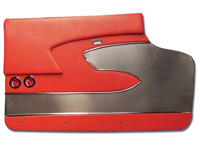 Deluxe Vinyl Door Panels with Metal Supports (1958 Corvette C1)