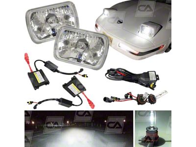 Diamond Cut HID Headlight Conversion Kit; 6000K White; 35W Ballast (84-96 Corvette C4)