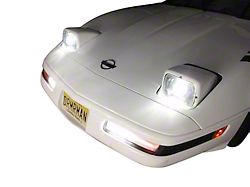 CA Diamond Cut HID Headlight Conversion Kit; 6000K White; 55W Ballast (84-96 Corvette C4)
