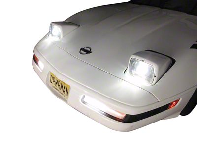 Diamond Cut HID Headlight Conversion Kit; 6000K White; 55W Ballast (84-96 Corvette C4)
