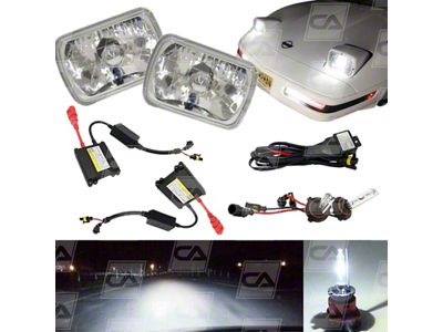 Diamond Cut HID Headlight Conversion Kit; 8000K Blue; 55W Ballast (84-96 Corvette C4)