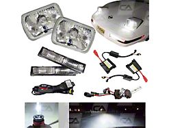 CA Diamond Cut HID Headlight and Fog Light Conversion Kit; 8000K Blue; 55W Ballast (84-96 Corvette C4)