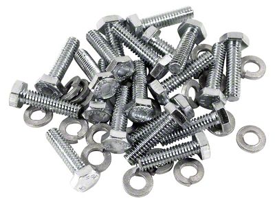 1963-1966 Corvette Direct-Bolt Knock-Off Wheel Screws and Washers. Car Set