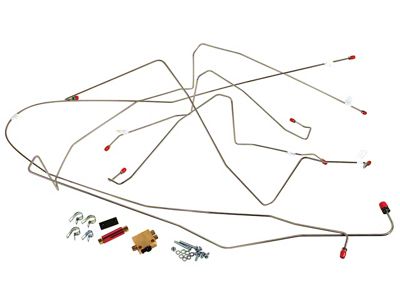 1953-1962 Corvette Disc Brake Line Kit with Valve