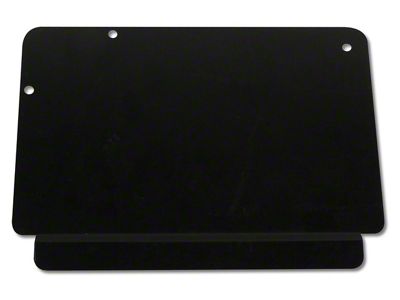 Door Access Plate; Rear Driver Side (63-65 Corvette C2)
