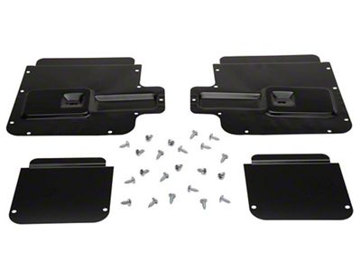 Door Access Plate Set with Fasteners (1958 Corvette C1)