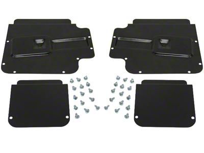 Door Access Plate Set with Fasteners (1962 Corvette C1)