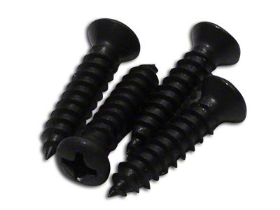 1984-1989 Corvette Door Defroster Bezel Screws. 4 Piece
