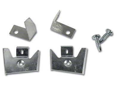 Door End Cap Mount and Weatherstrip Retainer (56-Early 58 Corvette C1)