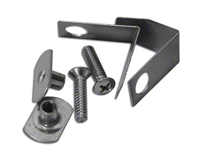 Door End Cap Mount and Weatherstrip Retainer (Late 58-60 Corvette C1)