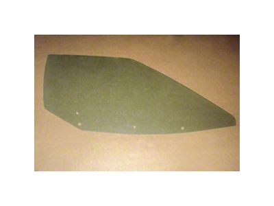 1984-1996 Corvette Door Glass with Green Tint - Passenger Side