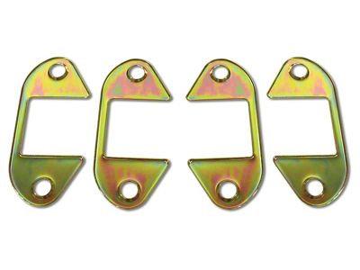 1956-1962 Corvette Door Hinge Cover Set. 4 Piece