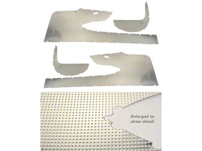 1960 Corvette Door and Kick Panel Sheet Metal. 4 Piece