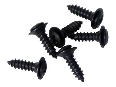 1984-1993 Corvette Door Latch Bezel Screws. 6 Piece