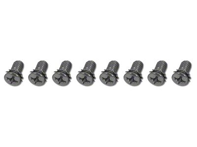 1956-1982 Corvette Door Latch Screws. 8 Piece Set