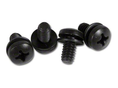 1963-1967 Corvette Door Lock Control Mount Screws. 4 Piece