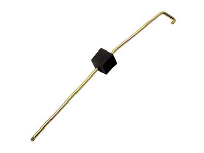 1978-1982 Corvette Door Lock Rod with Anti Rattle - Passenger Side