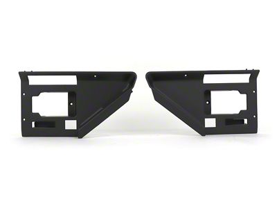 1986-1989 Corvette Door Open Latch Bezel with Power Locks Set