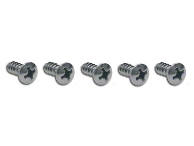 1965-1967 Corvette Door Panel Clip Screws. 10 Piece Set