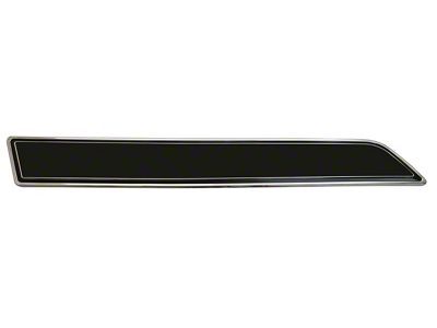 Door Panel Insert Plate with Black Insert; Driver Side (1977 Corvette C3)