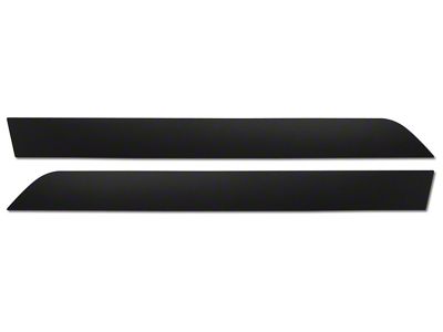Door Panel Inserts; Black (1977 Corvette C3)