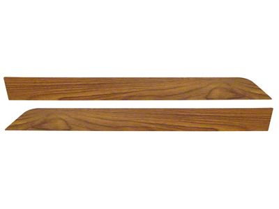 Door Panel Inserts; Teak (70-76 Corvette C3)