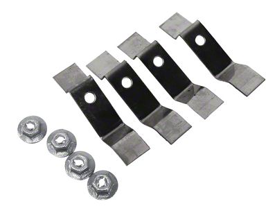 1958-1961 Corvette Door Panel Reflector Bracket 4 Pieces