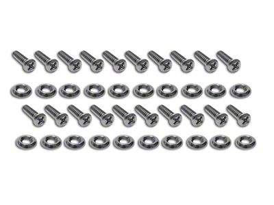 1963-1964 Corvette Door Panel Screw Set. 40 Piece