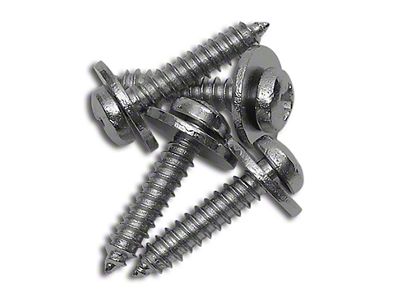 1978-1982 Corvette Door Panel Screw Set. Upper - 4 Piece