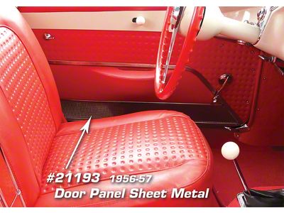 1956-1957 Corvette Door Panel Sheet Metal