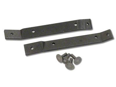 1966-1967 Corvette Door Pull Reinforcements. with Rivets