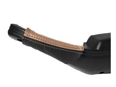 1978-1982 Corvette Door Pull Wraps - Black/Camel