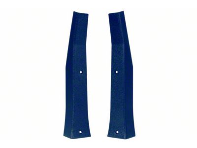 1988-1991 Corvette Door Sill Extensions - Saddle - Sides
