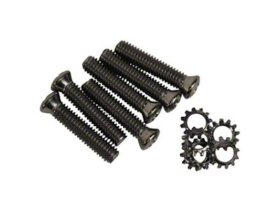 1963-1967 Corvette Door Striker Screw Set. 6 Piece