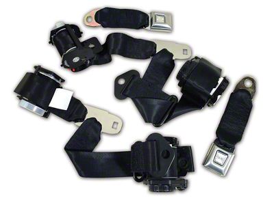 Dual Retractor Lap and Shoulder Seat Belts (74-77 Corvette C3 Coupe)