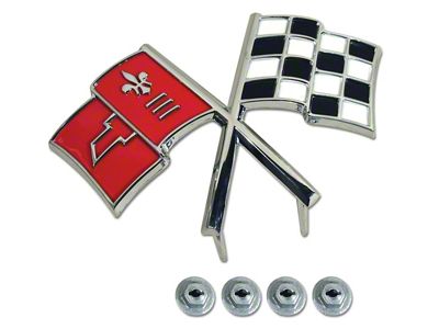 1965 Corvette Emblem. Front - Import