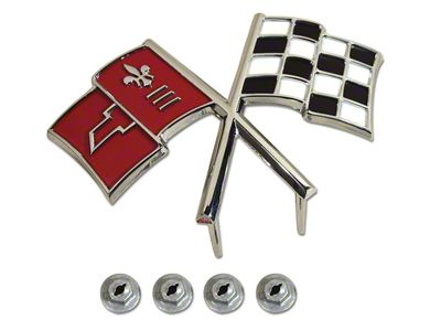 1966 Corvette Emblem. Front - Import