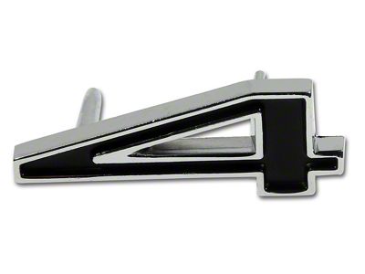 1967-1972 Corvette Emblem. Hood Number 4