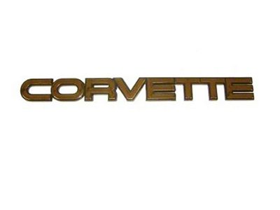 1984-1990 Corvette Emblem/Letter Set - Gold