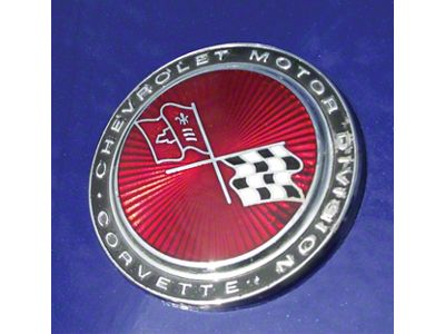 1973-1974 Corvette Emblem. Nose