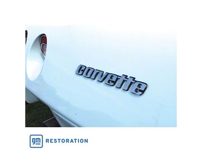 1976-1979 Corvette Emblem. Rear Letters 8 1/4 Inch Length
