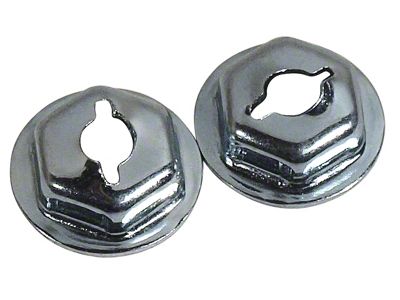 Emblem Speednut Kit; 2-Pieces (73-76 Corvette C3)