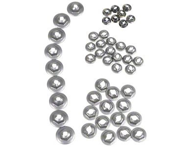 Emblem Speednut Kit; 47-Pieces (1966 Corvette C2)