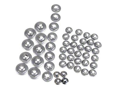 Emblem Speednut Kit; 51-Pieces (1963 Corvette C2)