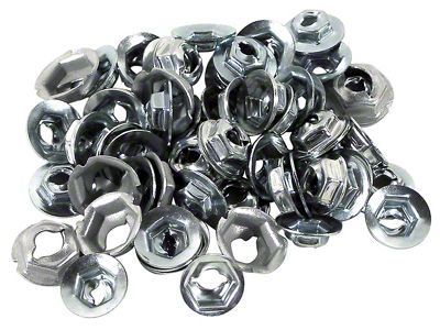 Emblem Speednut Kit; 64-Pieces (59-60 Corvette C1)
