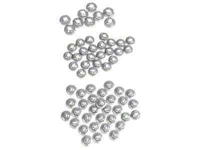Emblem Speednut Kit; 65-Pieces (1962 Corvette C1)