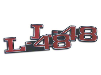 1973-1979 Corvette Emblems. Hood L-48