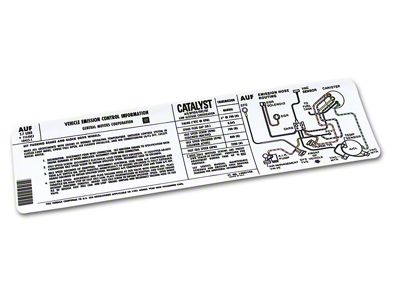 Emission Decal (1981 Corvette C3)