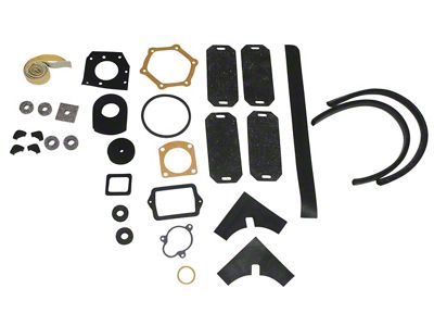1961 Corvette Engine Compartment Seal Kit. 1X4 Tank Top Radiator